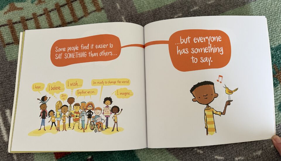psychological safety books for children - say something!