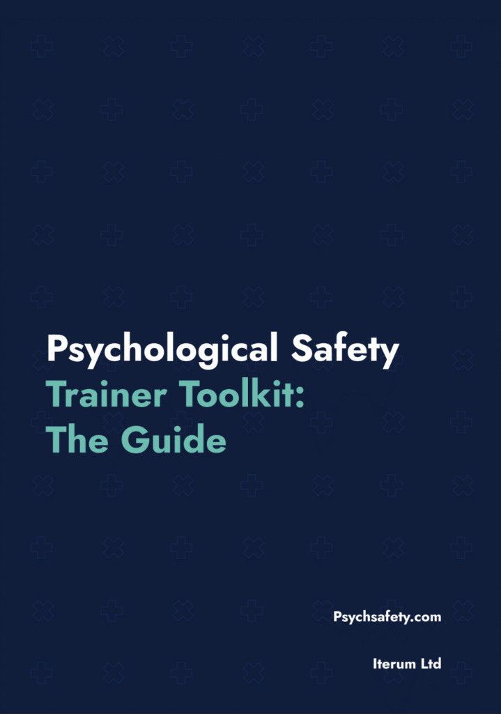psychological safety trainer toolkit