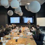 Jade facilitating in boardroom