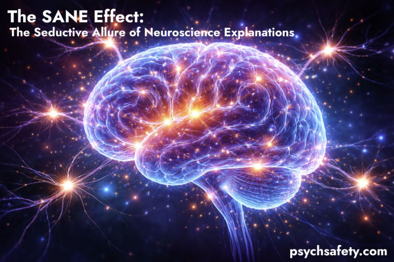 The SANE Effect: the seductive allure of neuroscientific explanations