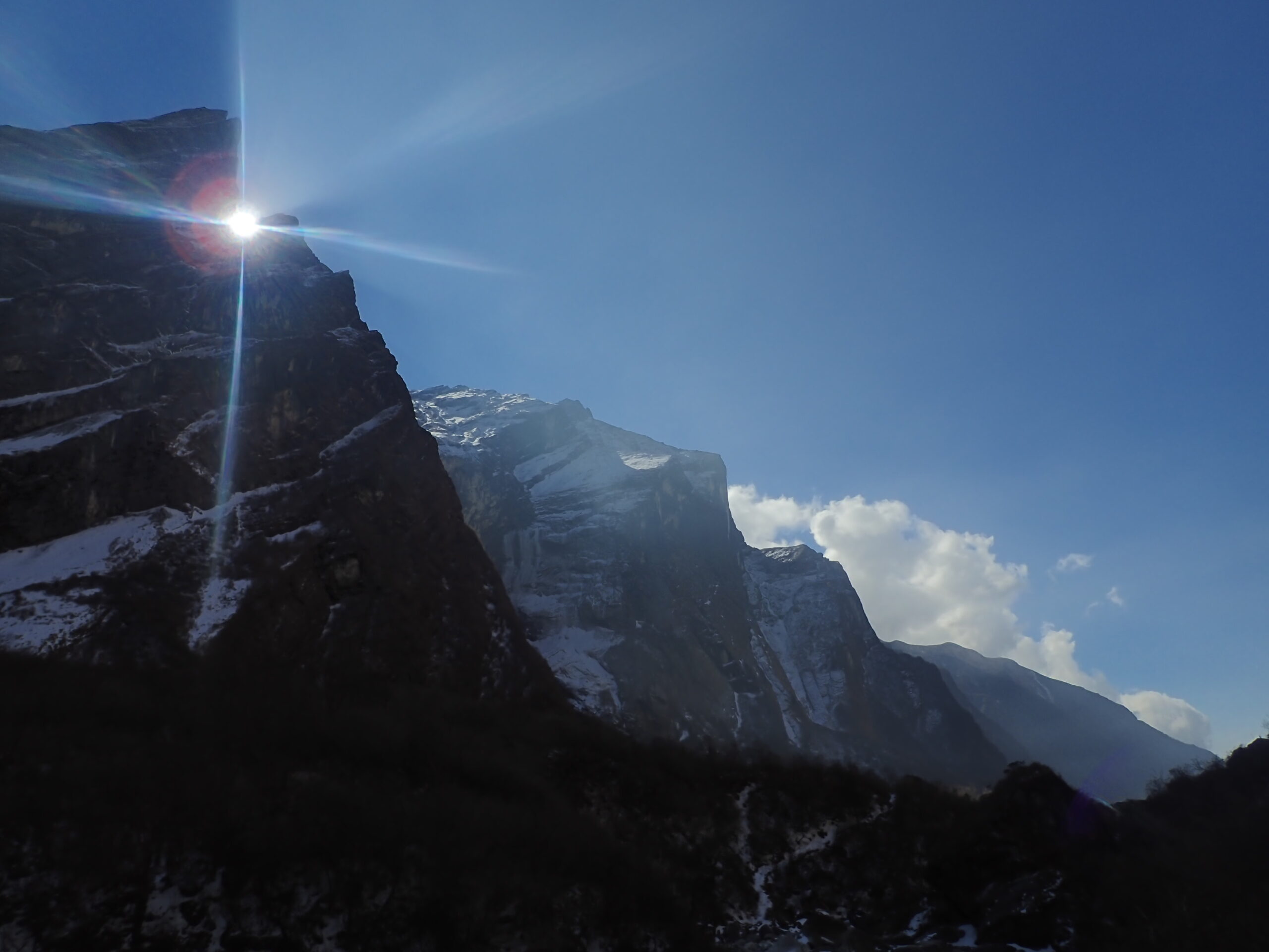 annapurna sanctuary sunrise